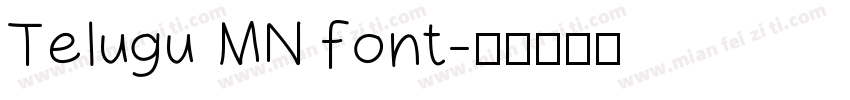 Telugu MN font字体转换